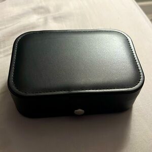 Black Leather Accessory Box